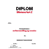 Minimerket II (rød) - Diplom